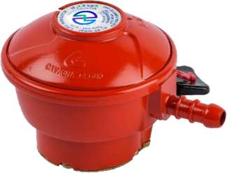 A 90 millibar regulator without a safety valve